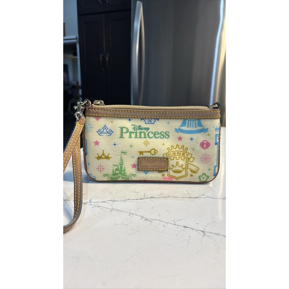 Disney Parks Dooney & Bourke Princess Pop Art Sketch Wristlet